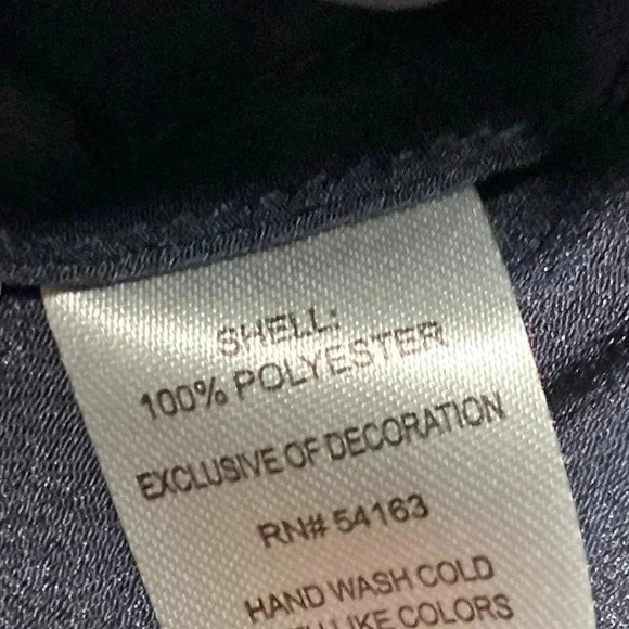 Calvin Klein gray button down blouse top shirt size XL - Picture 14 of 15